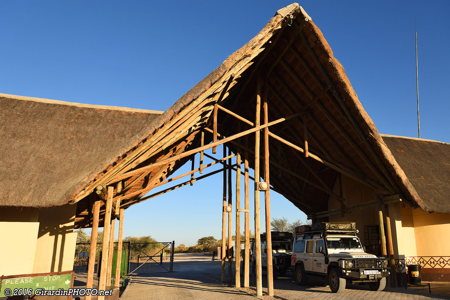 Khutse Entrance Gate