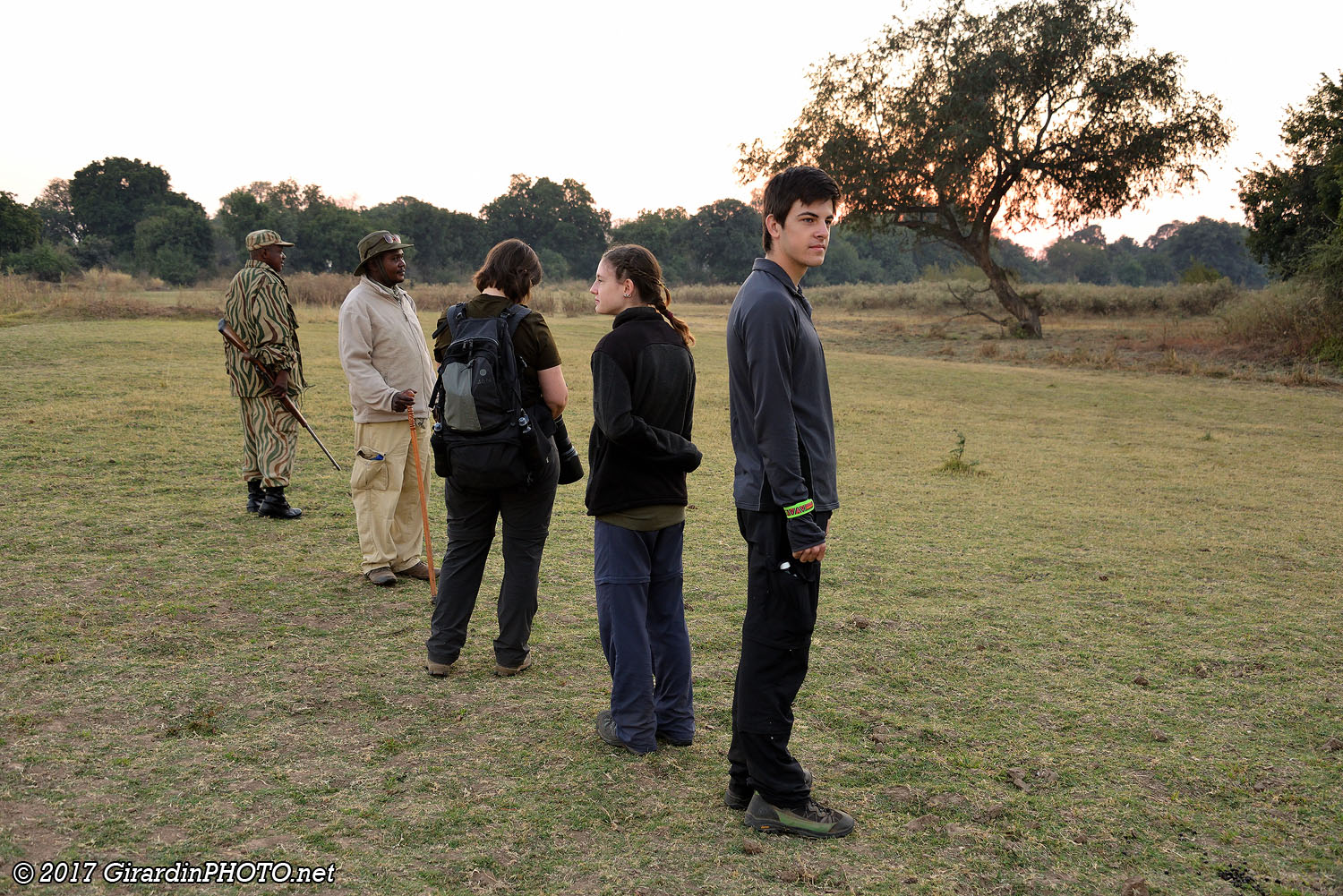 Départ pour le Walking Safari