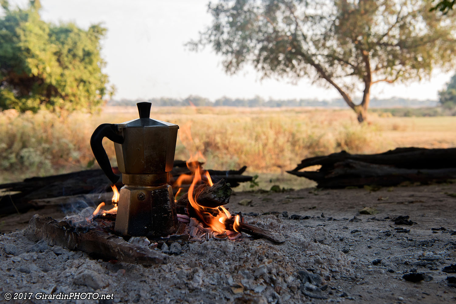 Café au feu de bois