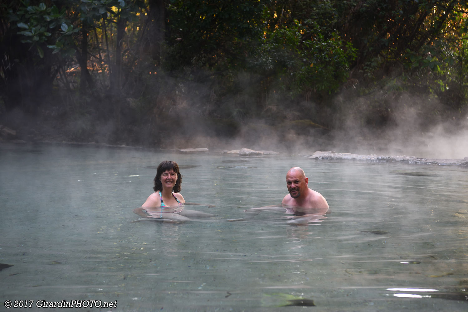 Kapishya Hot Springs au lever du soleil